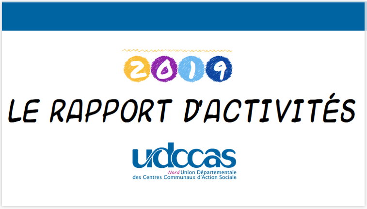 Le rapport d’activités 2019 de l’UDCCAS du Nord
