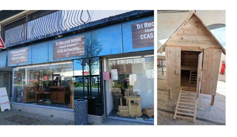La ressourcerie du chantier d&rsquo;insertion à Fourmies